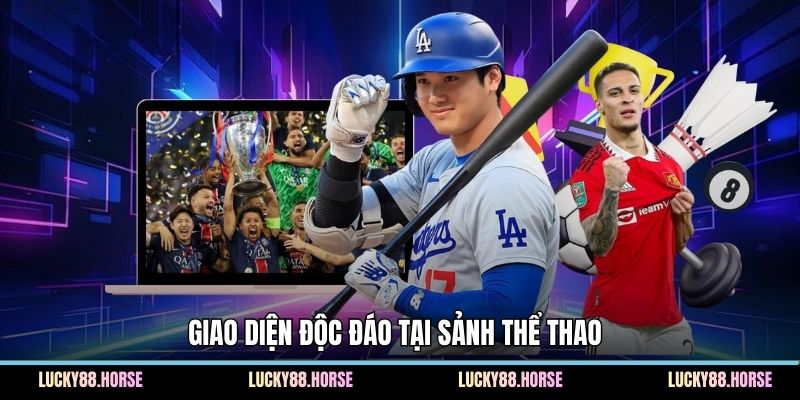 Giao diện độc đáo tại sảnh thể thao 